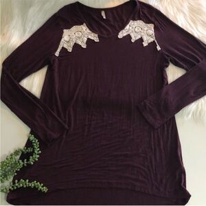 Vanity Long Sleeve Tunic | Size Large